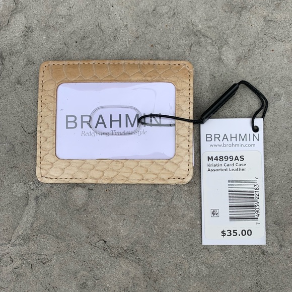 BRAHMIN Leather Kristen Card/ID Case - Picture 2 of 3